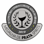 2019Medalla de Plata 18° Concurso de Vinos y Destilados de Brasil.