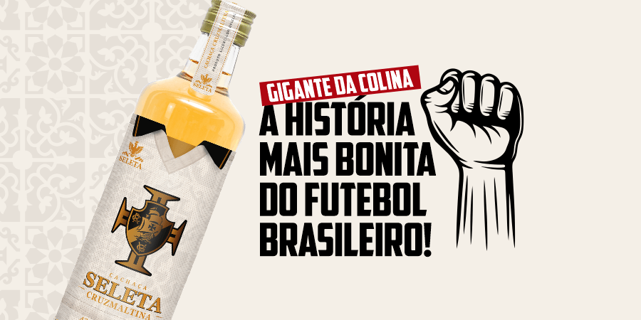 Read more about the article Vasco ganha cachaça oficial com embalagem que remete ao uniforme do clube