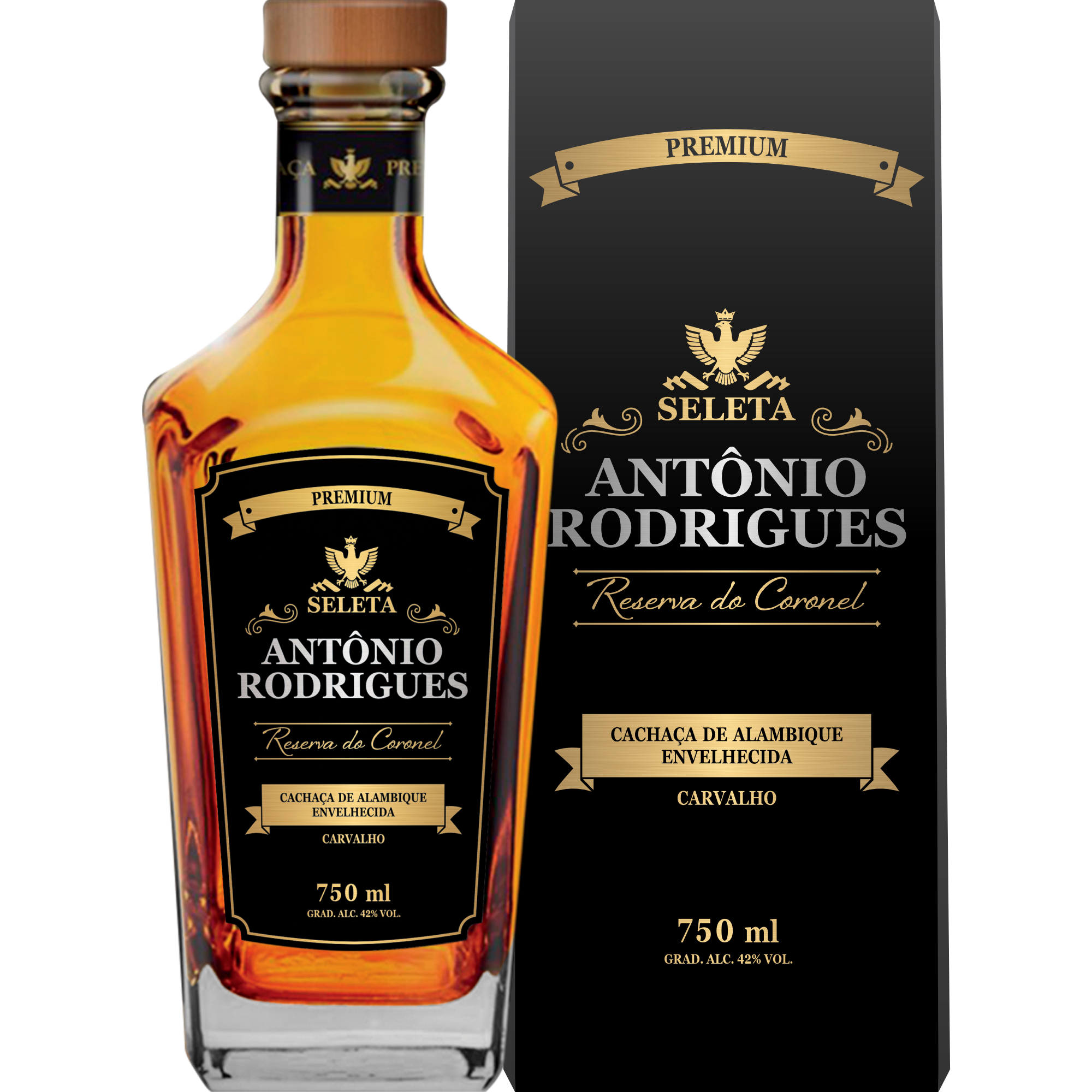 Cachaça Antônio Rodrigues 750ml | 7 Anos em Carvalho Francês