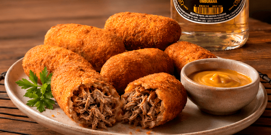 Você está visualizando atualmente Croquete de Carne com Cachaça Seleta Ouro: o Segredo para Ficar Crocante por Fora e Cremoso por Dentro