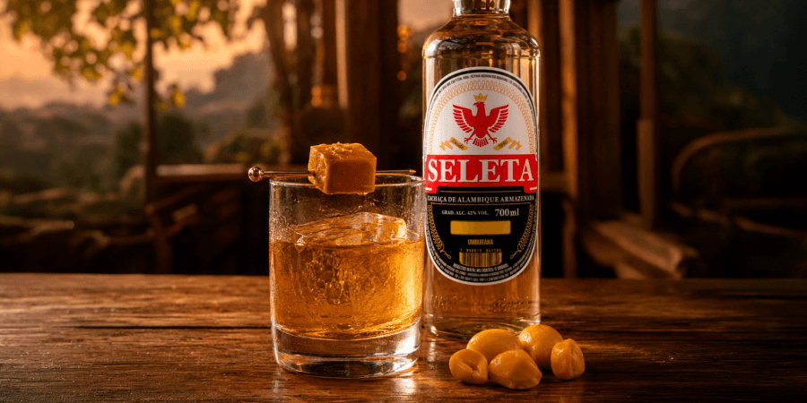 Você está visualizando atualmente Receita do Drink Ouro Líquido com Cachaça Seleta Ouro e Pequi